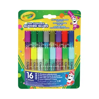 Crayola 16 Glitterlijmtubes
