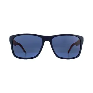 Tommy Hilfiger, Zonnebril, Zonnebril Volwassenen BlauwRood Volledig Omrand