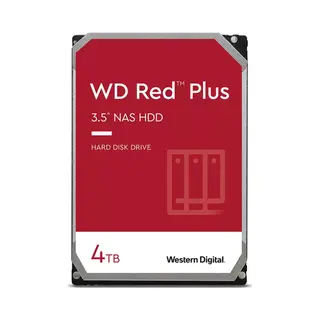 Western Digital Red Plus internal hard drive 4 Tb 5400 Rpm 256 Mb 3.5" Serial Ata Iii