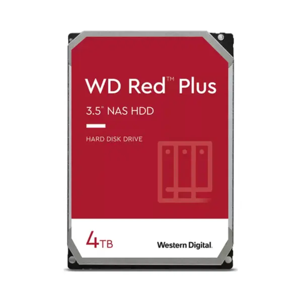 Western Digital Red Plus Interne Festplatte 4 Tb 5400 Rpm 256 Mb 3.5" Serial Ata Iii thumbnail