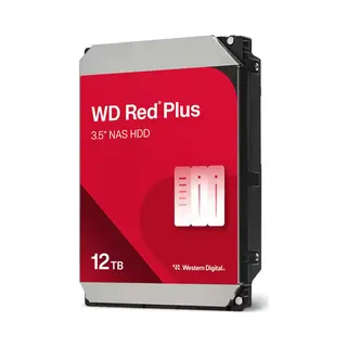 Western Digital Red Plus WD120EFGX Interne Festplatte 12 Tb 7200 Rpm 512 Mb 3.5" Serial Ata Iii