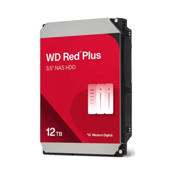 Western Digital Red Plus WD120EFGX Interne Festplatte 12 Tb 7200 Rpm 512 Mb 3.5" Serial Ata Iii thumbnail