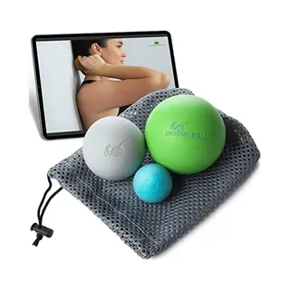 Ultimate Relief Bomb-Ball Original Massage Ball Set - Faszien + Lacrosse Bälle Für Ultimative Muskelentspannung, Selbstmassage, Faszientraining + Triggerpunkt