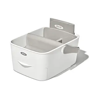 Oxo Tot Verzorgingsorganizer Met Luierkussen - Luier Organiser - Luiermand - Diaper Caddy - Wit/grey