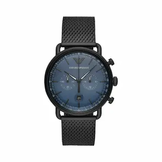 Emporio Armani AR11201 Chronograph Date Mesh Bracelet Strap Men's Watch