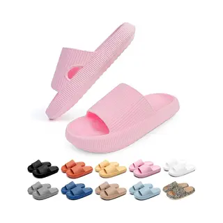 Geweo - Slippers Heren Dames - Eva Badslippers Unisex - Verdikte - Lichtgewicht - Super Zacht Aan Je Voeten - Anti-Slip En Stevig Voetbed -