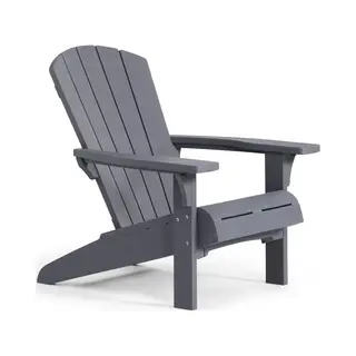 Keter Troy Adirondack Tuinstoel - 81x93x96, 5cm - Grijs