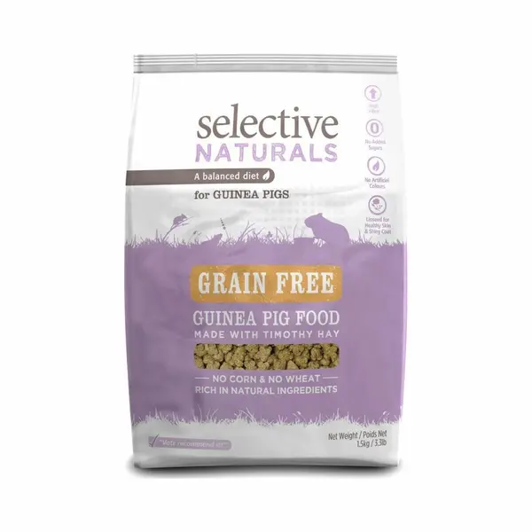 Science Selective Naturals Grain Free Meerschweinchenfutter - 1, 5 Kg thumbnail