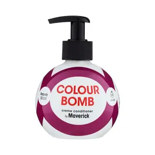 Colour Bomb By Maverick Burgundy Hair Colour Depositing Conditioner 250ml β Vibrant Gloss & Shine, Softening & Nourishing Colour Refresh Treatment,