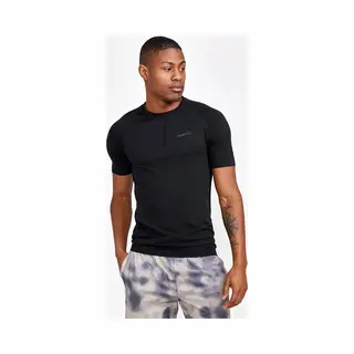 Sportshirt Heren Korte Mouw - Adv Cool Intensity - Ondershirt Sneldrogend - Polyester - Verkoelend - S - Zwart