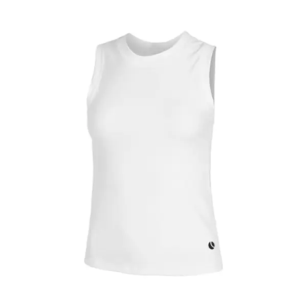 Björn Borg, Damen, Sportshirt, Tennistank Ace Pocket Ribbed (L), Weiss, L thumbnail