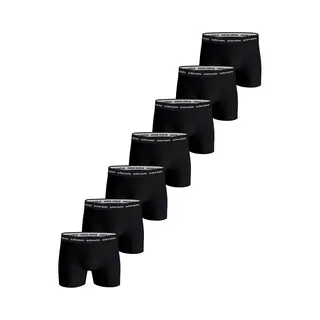 Björn Borg, Herren, Unterhosen, Cotton Stretch Boxer 7P, Schwarz, (L, 7er Pack)