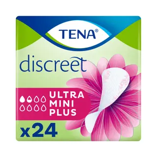 Tena Discreet Ultra Mini Plus – Inlegkruisjes Voor Urineverlies – 144 Stuks