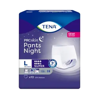 Tena Proskin Pants Night Super Large - 4 Pakken Van 10 Stuks