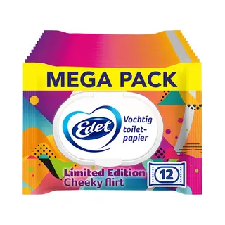 Edet Vochtig Wc Papier Limited Edition - 12 X 42 = 504 Vellen