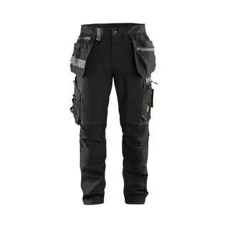 Blåkläder 1599 Werkbroek Met Stretchpanelen En Spijkerzakken - Zwart - Maat 44 (Xs)