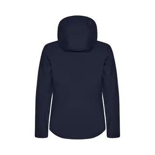 Clique Softshell Jas Met Capuchon Basic Dames - Dark Navy - Maat Xs/34