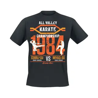Cobra Kai All Valley Championship T-Shirt Black