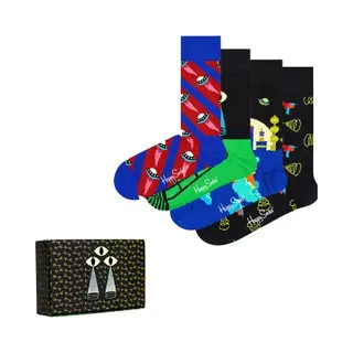 Happy Socks Unisex Giftbox 4P Sokken Space Multi