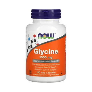 Now Foods Glycine Sleep Calm 1000 Mg - 100 Vegan Capsules