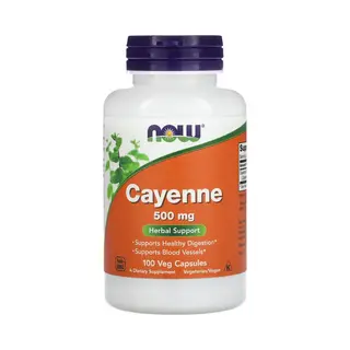 Now Cayenne, 500 Mg - 100 Vcaps