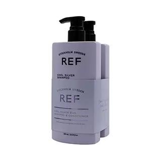 Ref Stockholm - Cool Silver Duo Verpakking - 600ml + 600ml - Zilver Shampoo & Conditioner