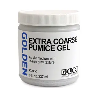 Golden Acryl Med 8 Oz X-Coarse Pumice Gel