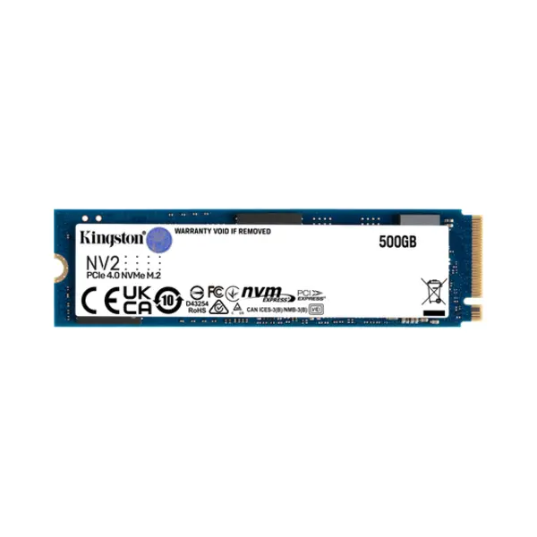 Kingston Technology 500G NV2 M.2 2280 PCIe 4.0 NVMe Ssd thumbnail