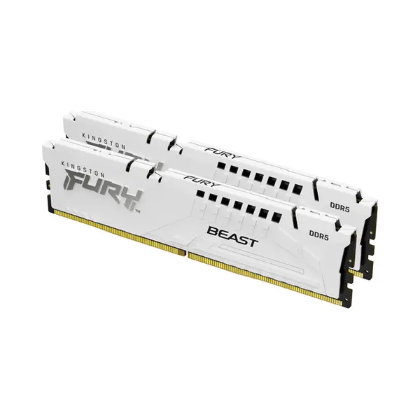 Kingston Technology Fury Beast 32GB 5600MT/s DDR5 CL36 Dimm (2er-Kit) White Expo thumbnail
