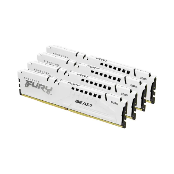 Kingston Technology Fury Beast 64GB 5600MT/s DDR5 CL40 Dimm (Kit of 4) White Xmp thumbnail