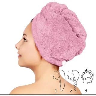 Wellmop Haarhanddoek - Microvezel Handdoek Haar - Krullend Haar Producten - Badhanddoeken - Curly Girl Proof
