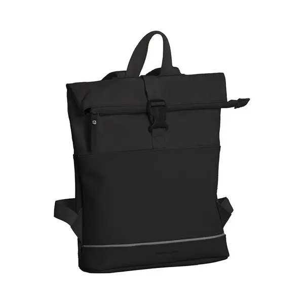 Daniel Ray Allentown Rolltop Laptop Rugzak Waterproof - Zwart thumbnail