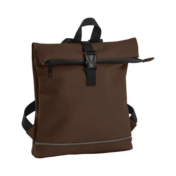 Daniel Ray Jefferson Rolltop Rugzak Waterproof - Donkerbruin thumbnail
