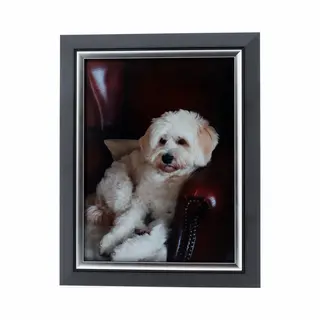 Al - Houten Fotolijst - Zwart / Zilver - 30 X 30 Cm