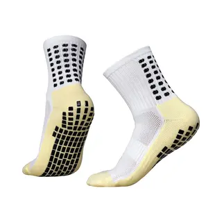 Gripsokken Wit - Sportsokken - Voetbal - Grip - One Size - Anti Blaren - Compressie - Prestatieverhogend - Tennis - Hardlopen - Handbal - Sporten -