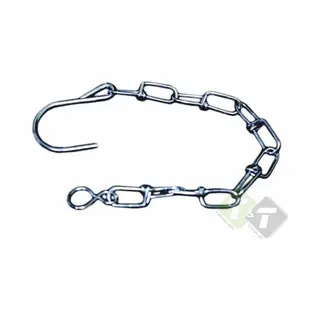 Trailer and Tools Borgketting - Borg Ketting - Borghaak - Ketting Met Haak Voor De Klep Van De Aanhanger