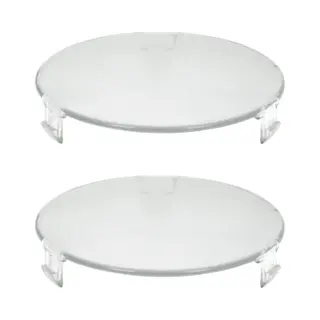 2x Glaasje Verlichting - Verlichtingsglaasje Afzuigkap - 75 X 75 X 18 Mm - Geschikt Voor Atag Ignis Scholtes Whirlpool