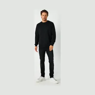 Comeor Sweater Heren - Zwart - Sweatshirt Trui - Xxl