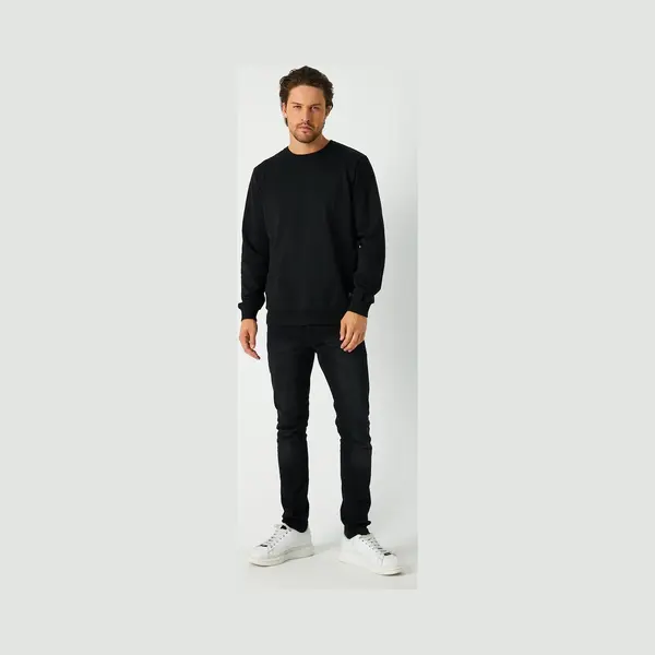 Comeor Sweater Heren - Zwart - Sweatshirt Trui - Xxl thumbnail