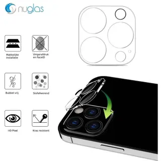 NuGlas Camera Lens Protector Voor IPhone 13 Pro / 13 Pro Max - Beschermglas IPhone - Tempered Glass