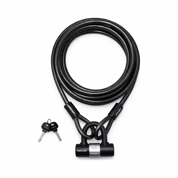 Maxx-Locks Oban Kabelslot 3 Meter - Staalkabel Met Lussen En Slot - Bootslot - Ook Geschikt Voor Tuinmeubel Of Terras - 12 Mm thumbnail