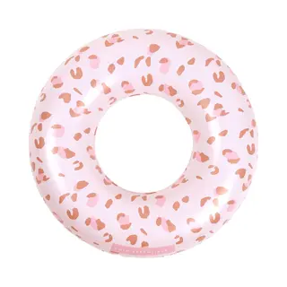 Swim Essentials Zwemband - Oudroze - Leopard - Ø 55 Cm
