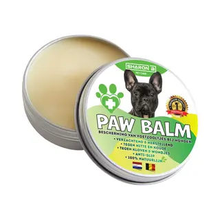 Sharon B - Paw Balm - Honden 10-20 Kg - Potenbalsem Hond, Beschermt Voetzooltjes Tegen Kloven, Wondjes, Ontstekingen - Antislip - 60 Ml - 1 Stuk