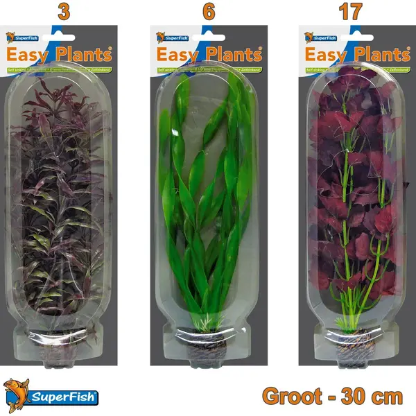 SuperFish Easy Plants Aquarium Kunst Planten Groot (Combinatieset 3) thumbnail