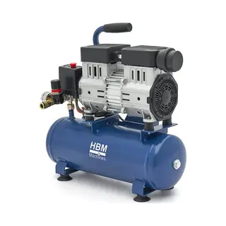 Hbm machines Hbm Low Noise Compressor 8 Liter Luchtopbrengst 108 L P/m