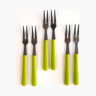 Eizook 6 Snack Dessert Cake Fruit Vorkjes | Set Van 6