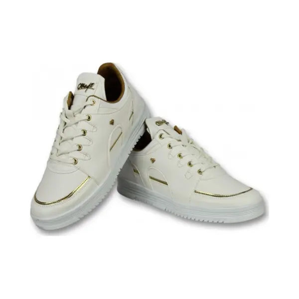 Cash Money Hoge Sneakers Online - Mannen Sneaker Luxury White - CMS71 - Wit thumbnail