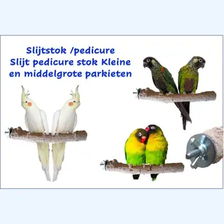 Nagel Slijtstok / Pedicurestok Voor Middelgrote Parkieten (beton)