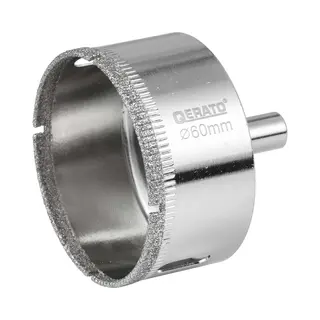 Qerato Tegelboor 60 Mm Nat - Glasboor - Diamantboor
