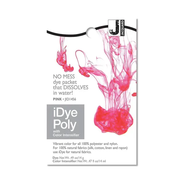 Jacquard Textilfarbe IDye Poly, Färbemittel Für Synthetische Gewebe, 14g Päckchen Inkl. Farbverstärker thumbnail